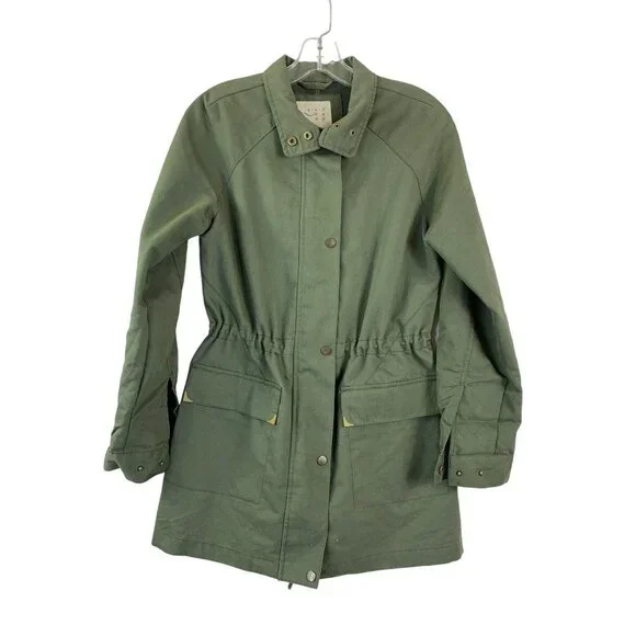 A New Day Women's Olive Medium Length Jacket - Picture 1 of 7